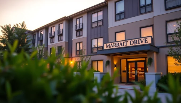 Discover the inviting exterior of Margaret Drive Residence surrounded by lush gardens.