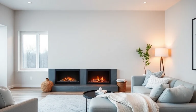 Enhance your space with a stylish water vapor electric fireplace, providing realistic flames and a cozy atmosphere.