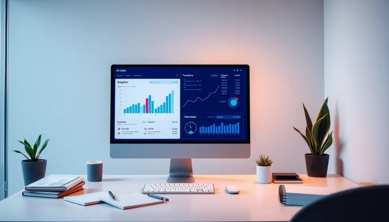 Enhance your sales strategies with Sales AI technology in a modern workspace.