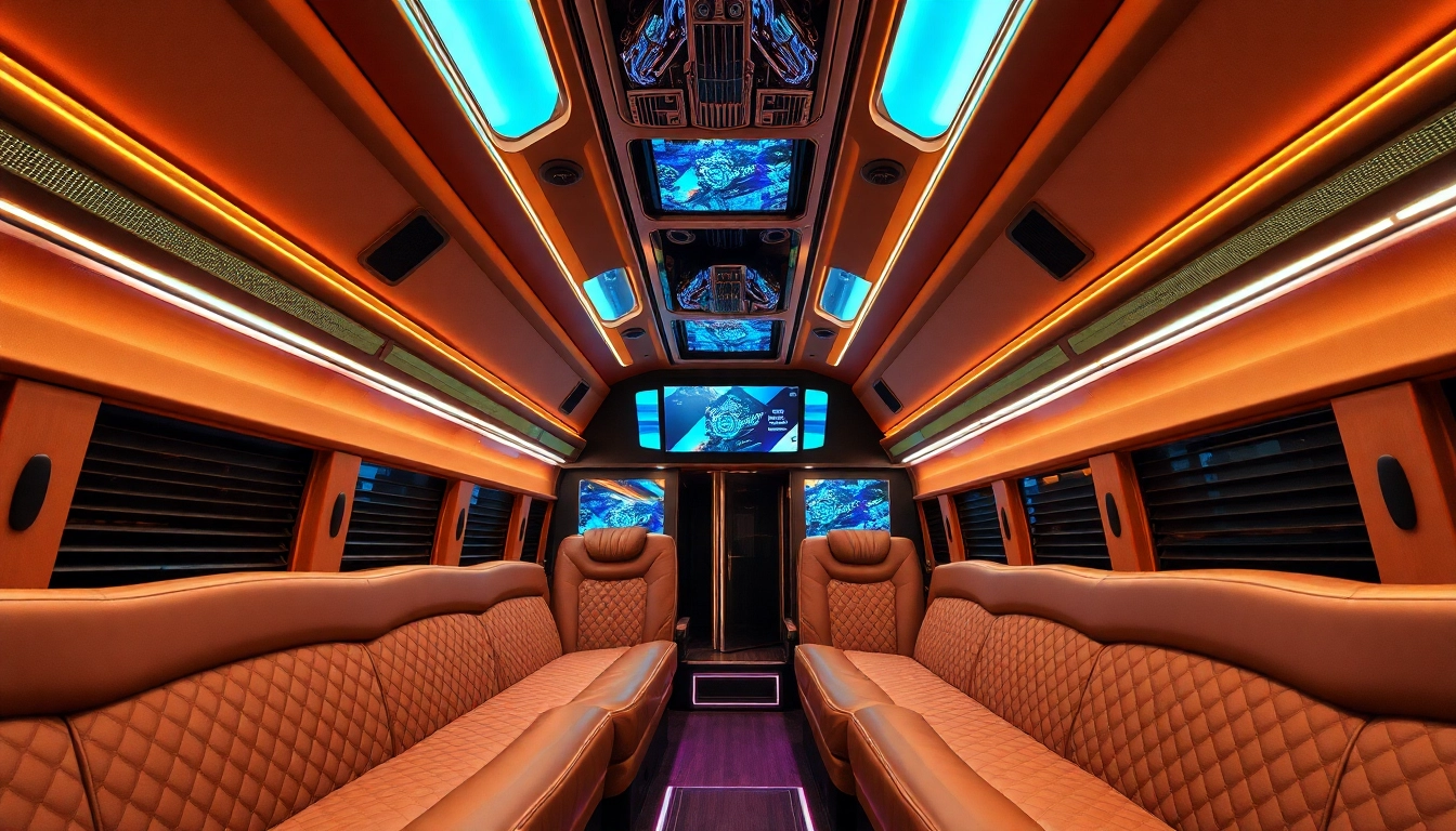 Experience the elegance of an Atlanta party bus with plush interiors and high-tech amenities for group celebrations.