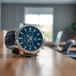 Herren Armbanduhren mit elegantem Design und präzisen Details präsentieren.