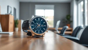 Herren Armbanduhren mit elegantem Design und präzisen Details präsentieren.