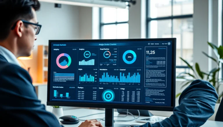 Analyze content with the AI checker in a modern professional workspace
