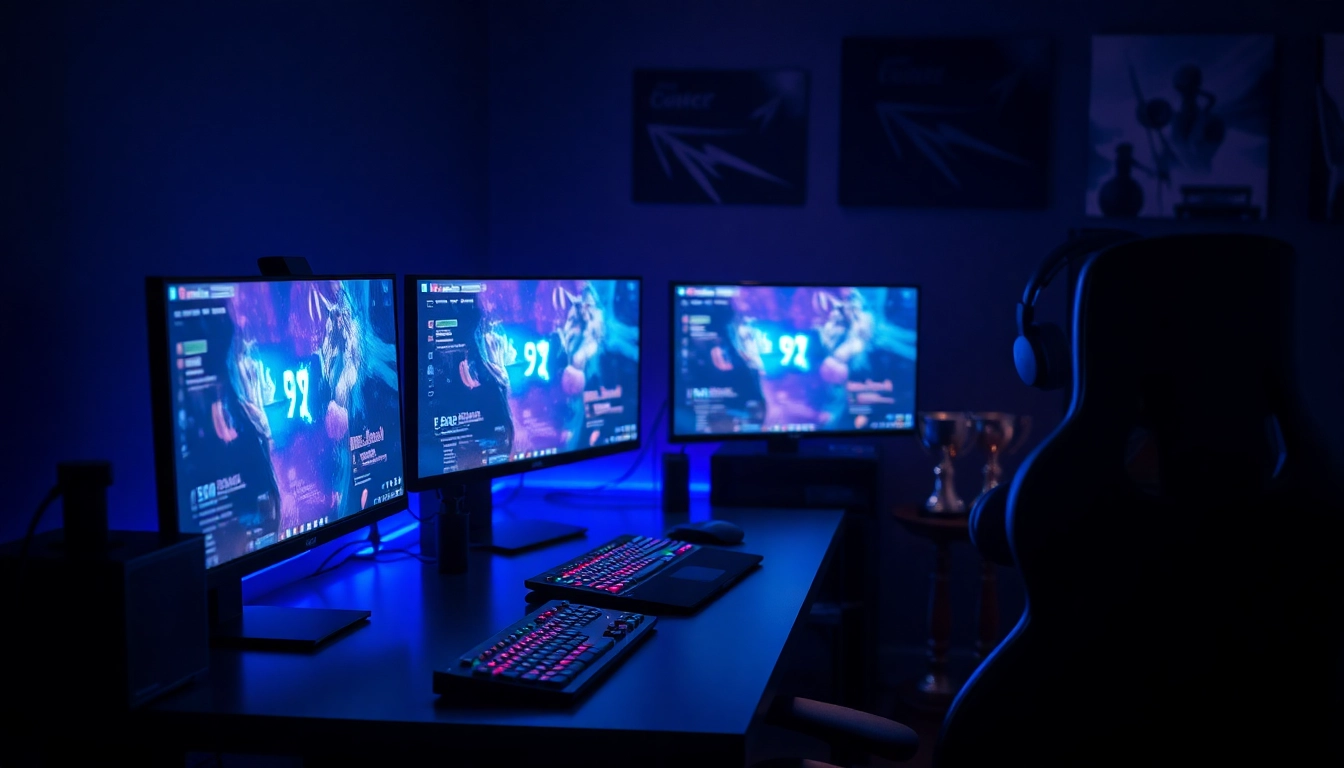 Menggambarkan situs resmi batman138 dengan pengaturan gaming profesional yang menarik.
