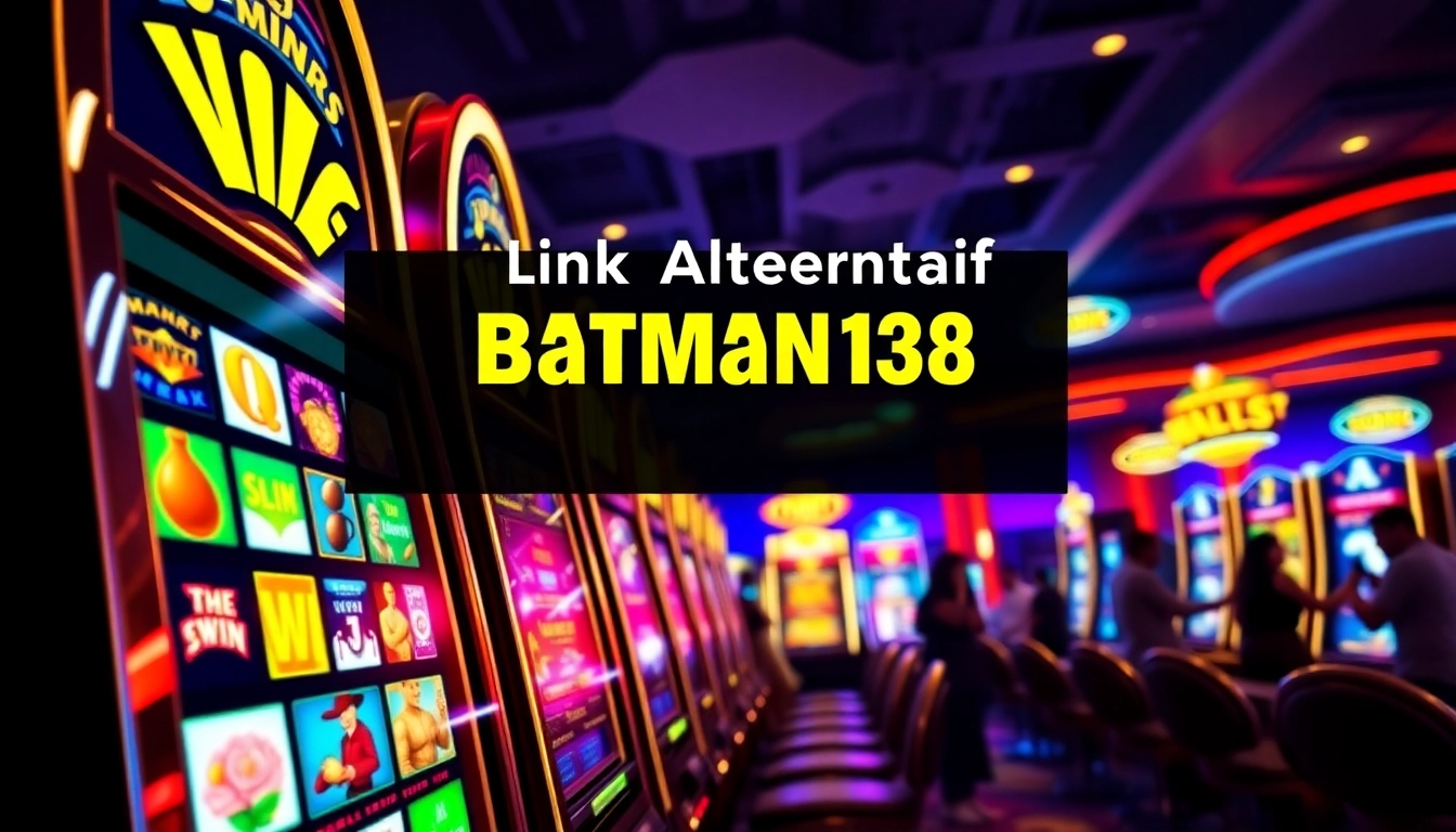 Mengakses link alternatif batman138 dengan mudah melalui tampilan mesin slot yang megah dan penuh warna