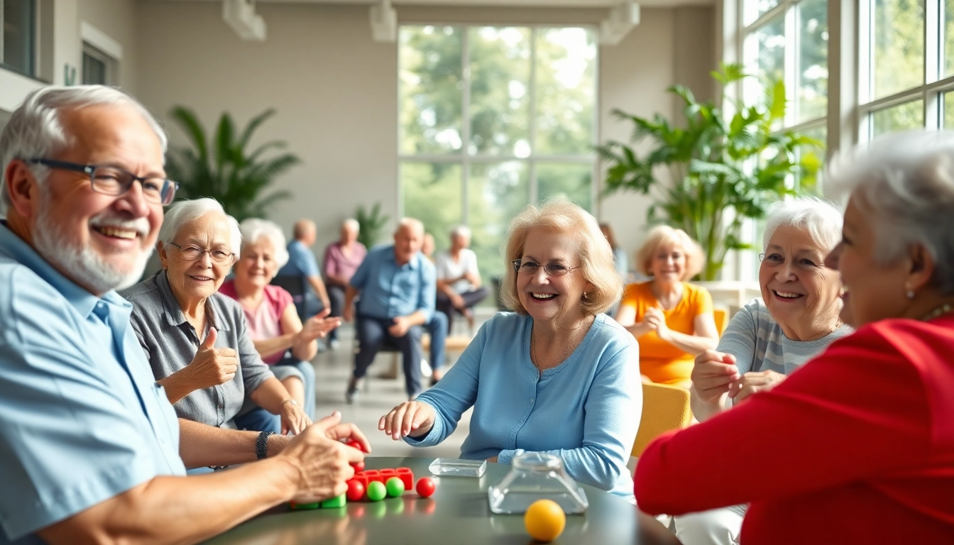 Engage with vibrant activities at Howard Liebern Senior Center, showcasing lively senior interactions.